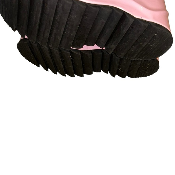 DEMONIA Wave-48 Pink Punk 6" Wedge Platform Maryjane Strap Shoes size 8 - Picture 5 of 6